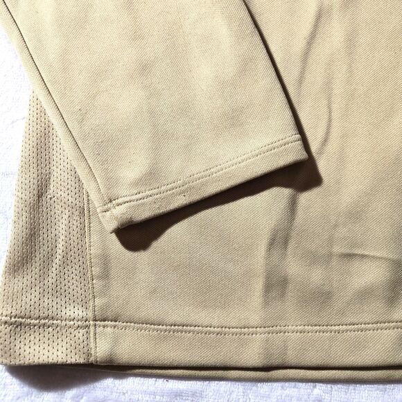 Adidas Women's Climacool Track Jacket 1/4 Zip Pullover Size Medium Pale Yellow - Picture 3 of 6